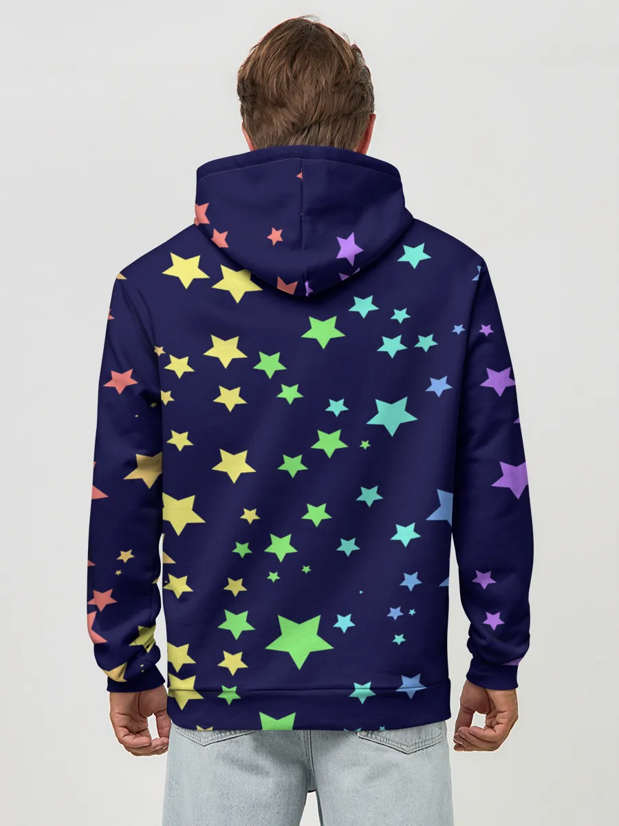 Худи мужской база хлопок / Звезды