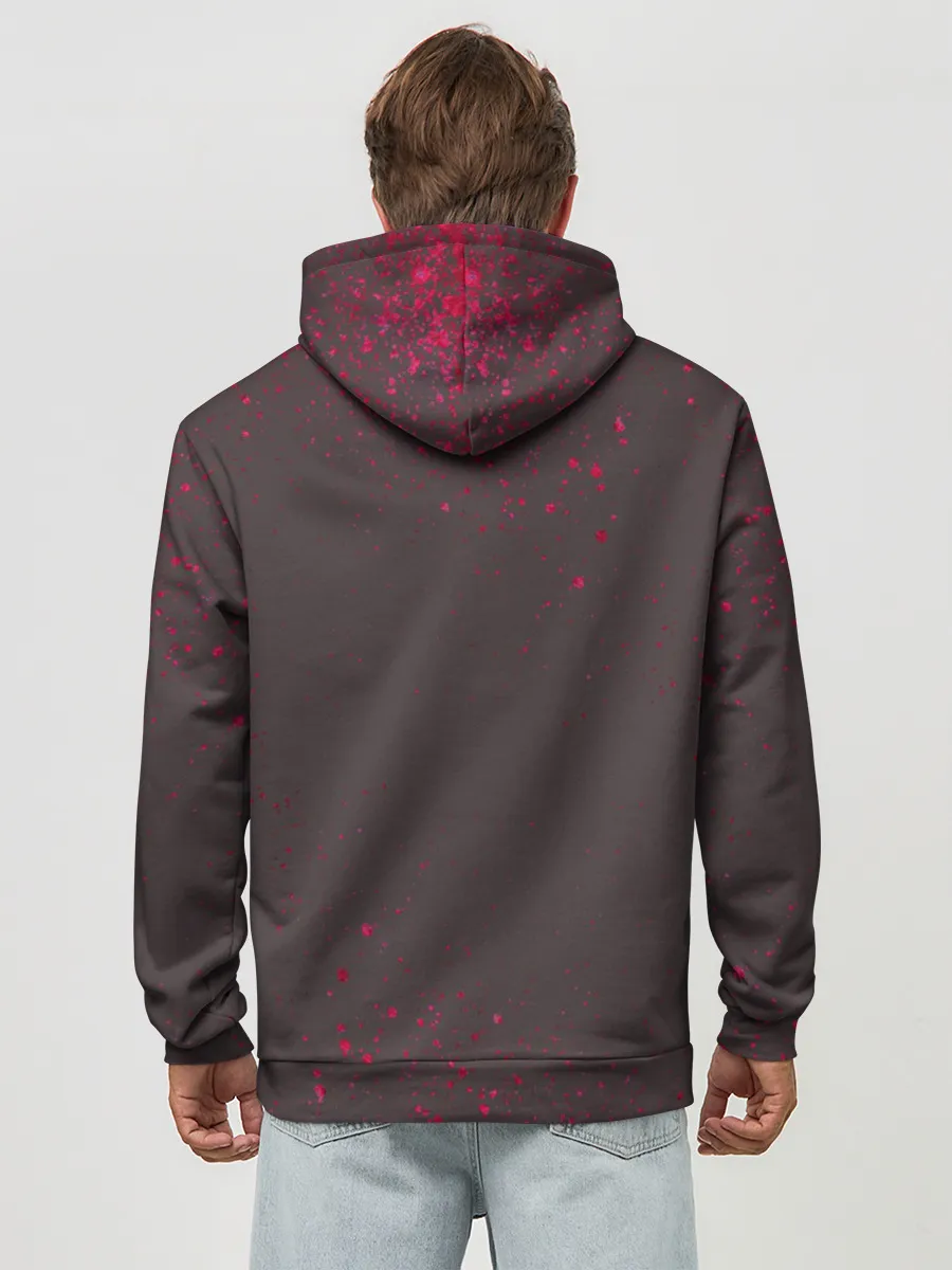 Худи мужской база хлопок / Сиреноголовый Монстр Кровь