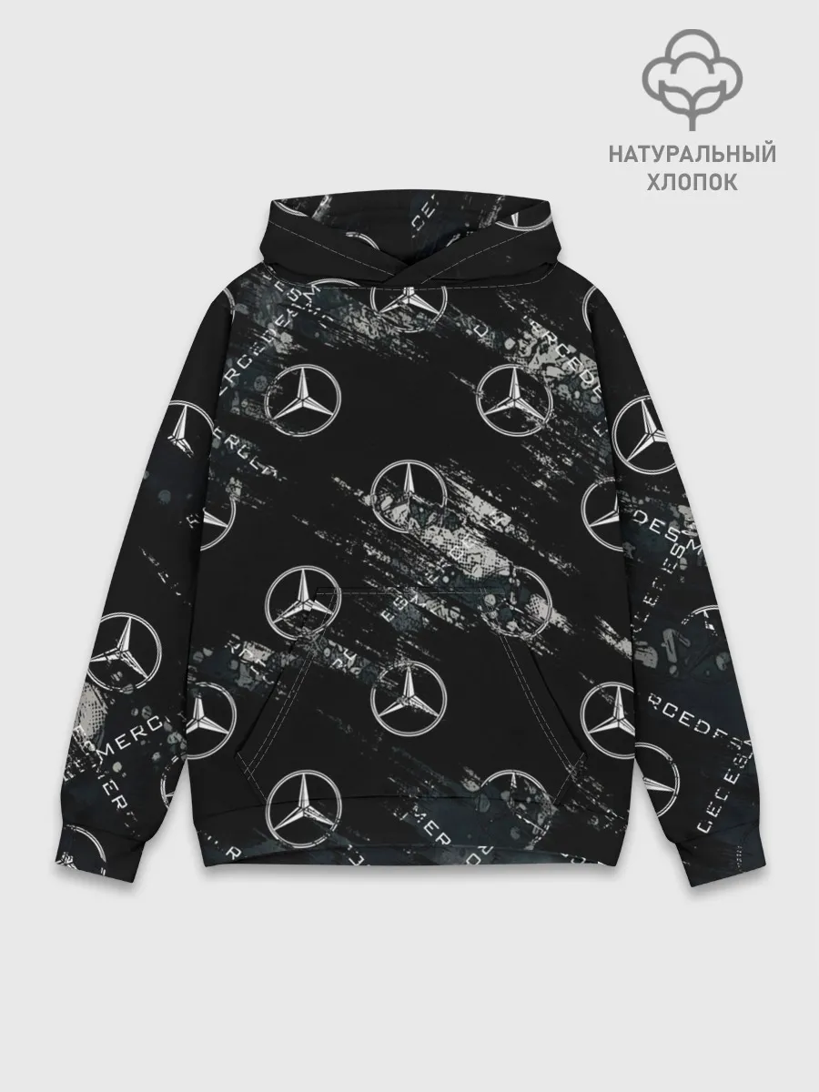 Худи мужской база хлопок / MERCEDES