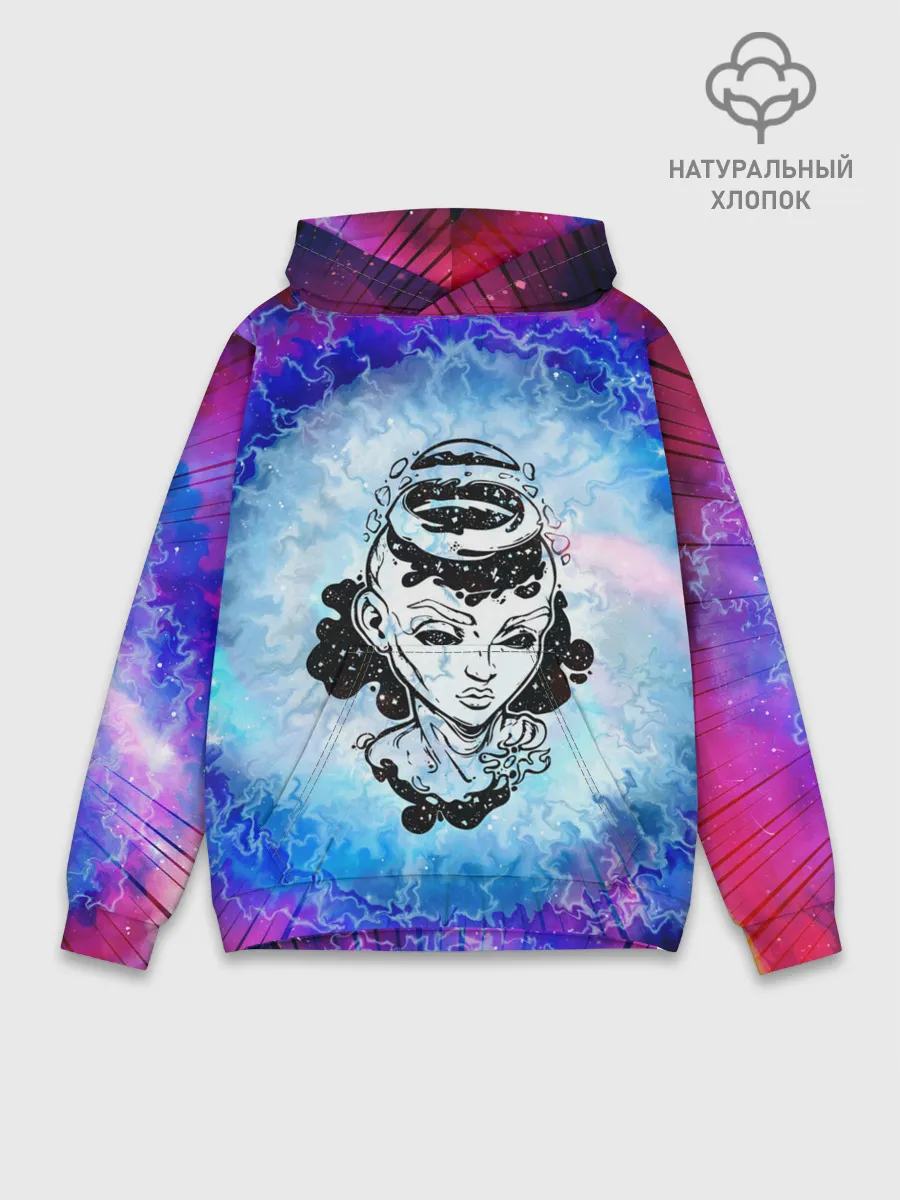 Худи мужской база хлопок / ГОСПОЖА ГАЛАКТИКА | SPACE GIRL