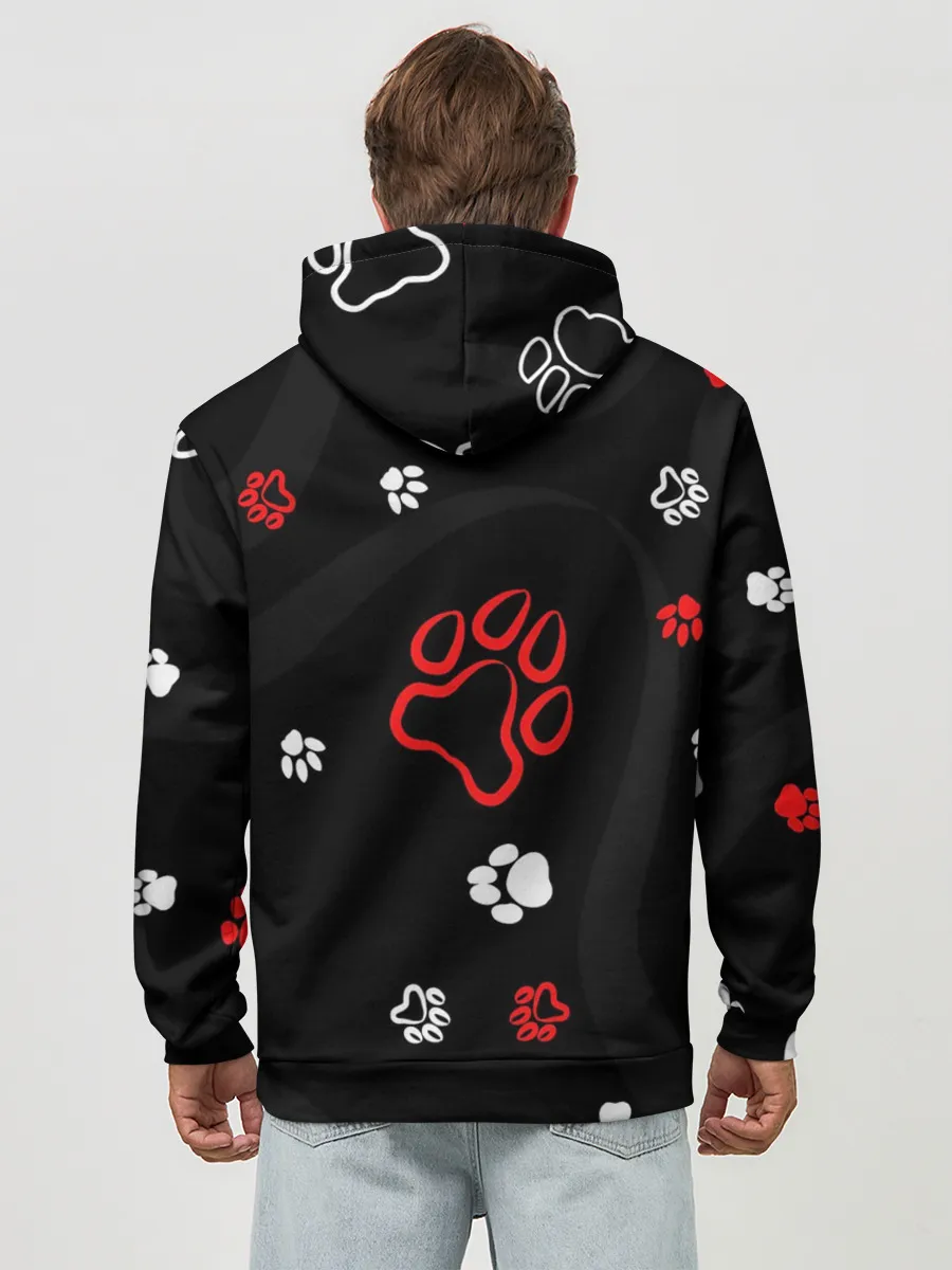 Худи мужской база хлопок / Большая лапа