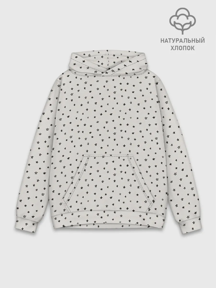 Худи мужской база хлопок / Звёздочки