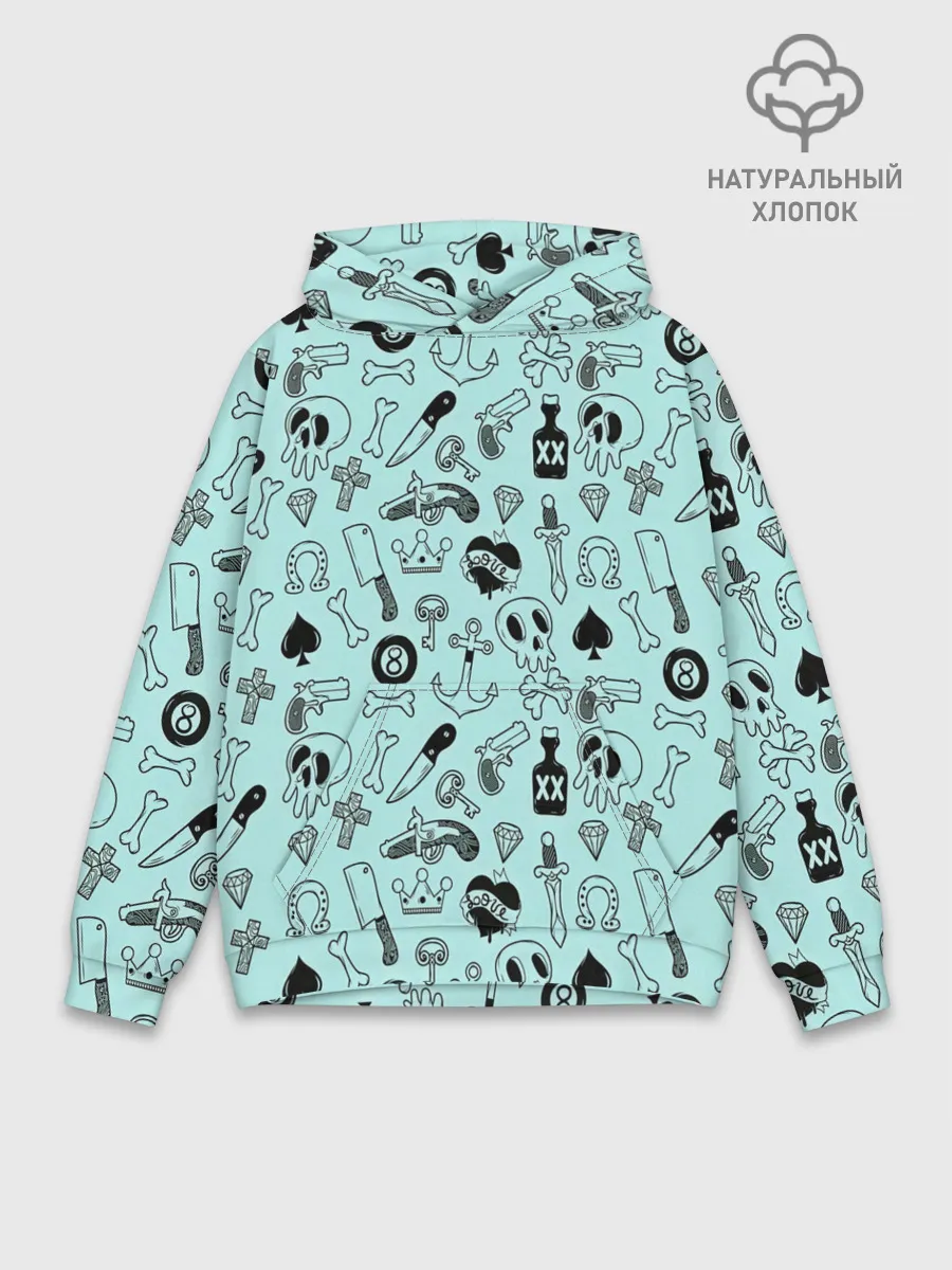 Худи мужской база хлопок / SkullS