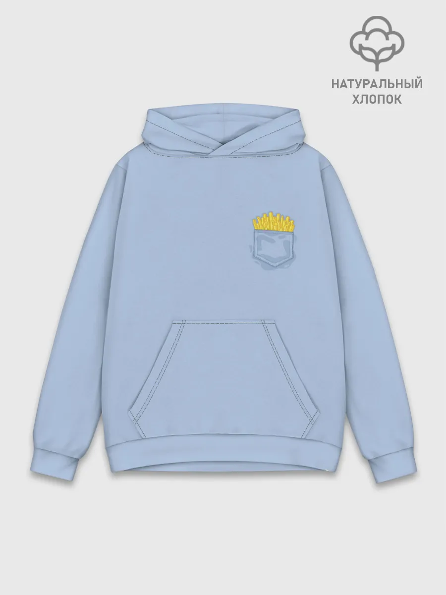 Худи мужской база хлопок / Фри в кармане