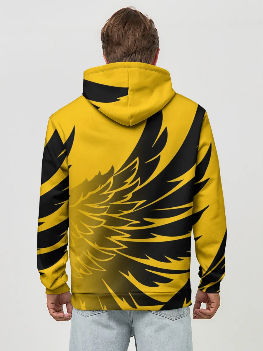 Худи мужской база хлопок / BALTMOTORS / КРЫЛЬЯ