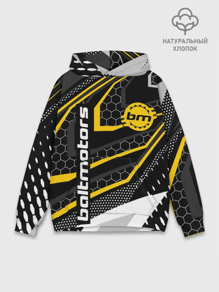 Худи мужской база хлопок / BALTMOTORS / БАЛТМОТОРС