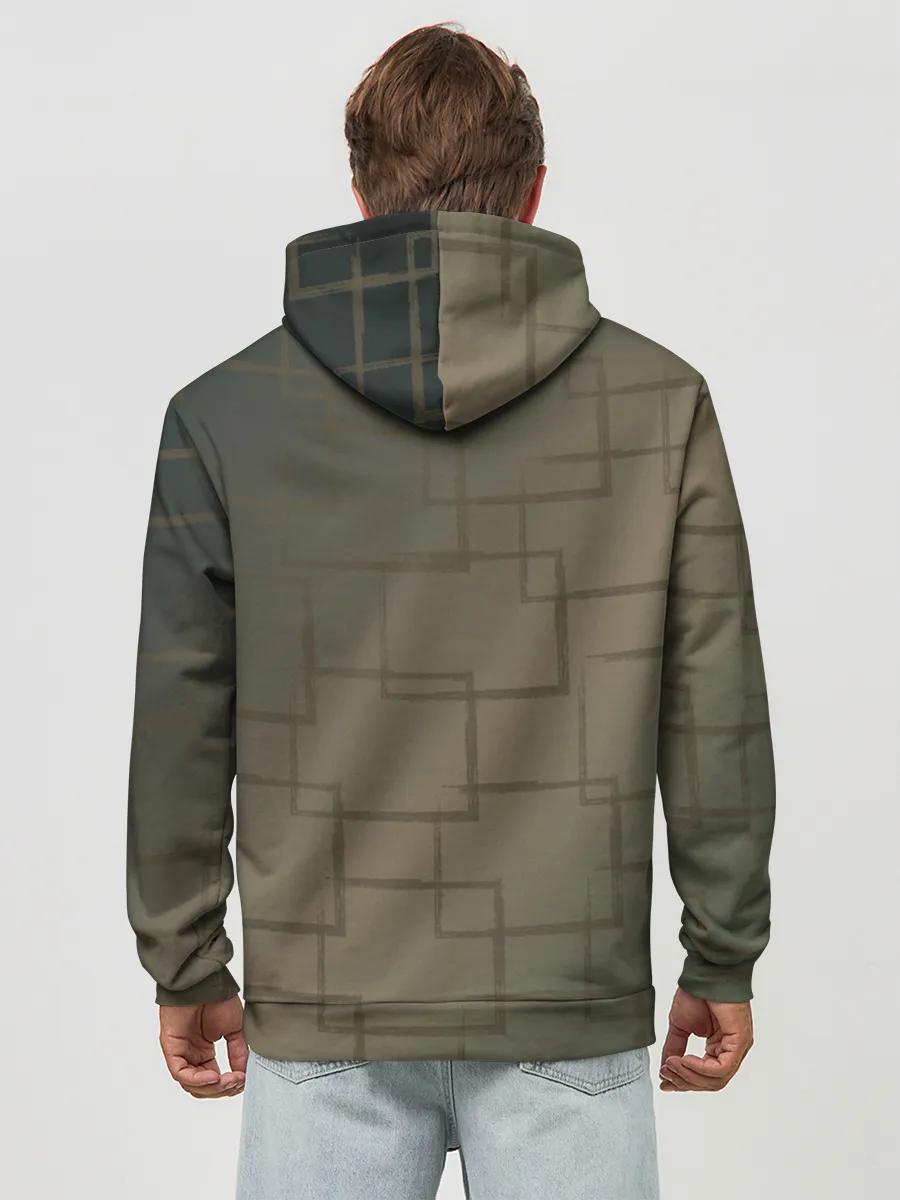 Худи мужской база хлопок / Амели. Малина