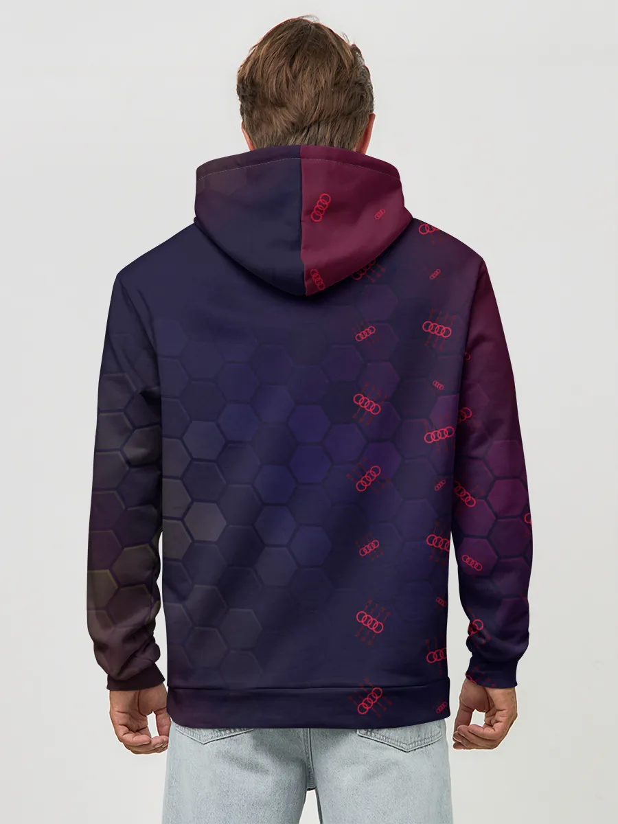 Худи мужской база хлопок / Audi - Gearbox - Hexagon