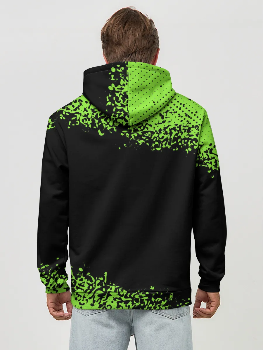 Худи мужской база хлопок / Пивозавр - Краска