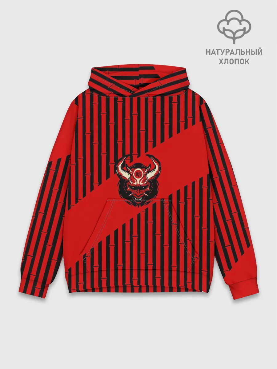 Худи мужской база хлопок / Red wood