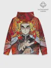 Худи мужской база хлопок / Ренгоку Клинок демонов