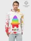 Худи мужской база хлопок / Pop It - Rocket - Paint
