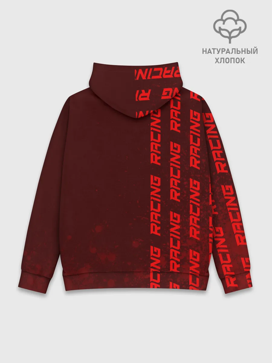 Худи мужской база хлопок / Тойота - Pro Racing