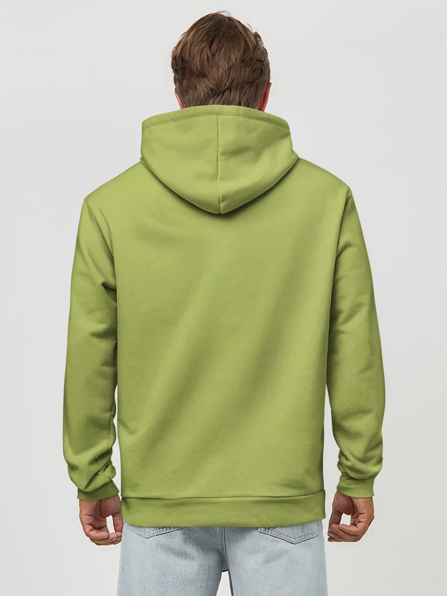 Худи мужской база хлопок / Кот и цветы