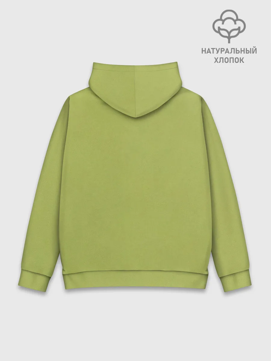 Худи мужской база хлопок / Кот и цветы