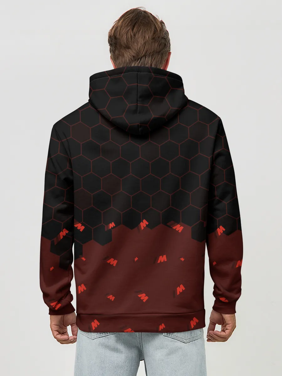 Худи мужской база хлопок / БМВ Performance - Соты