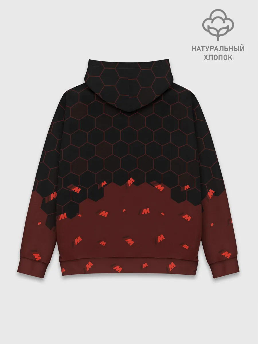 Худи мужской база хлопок / БМВ Performance - Соты