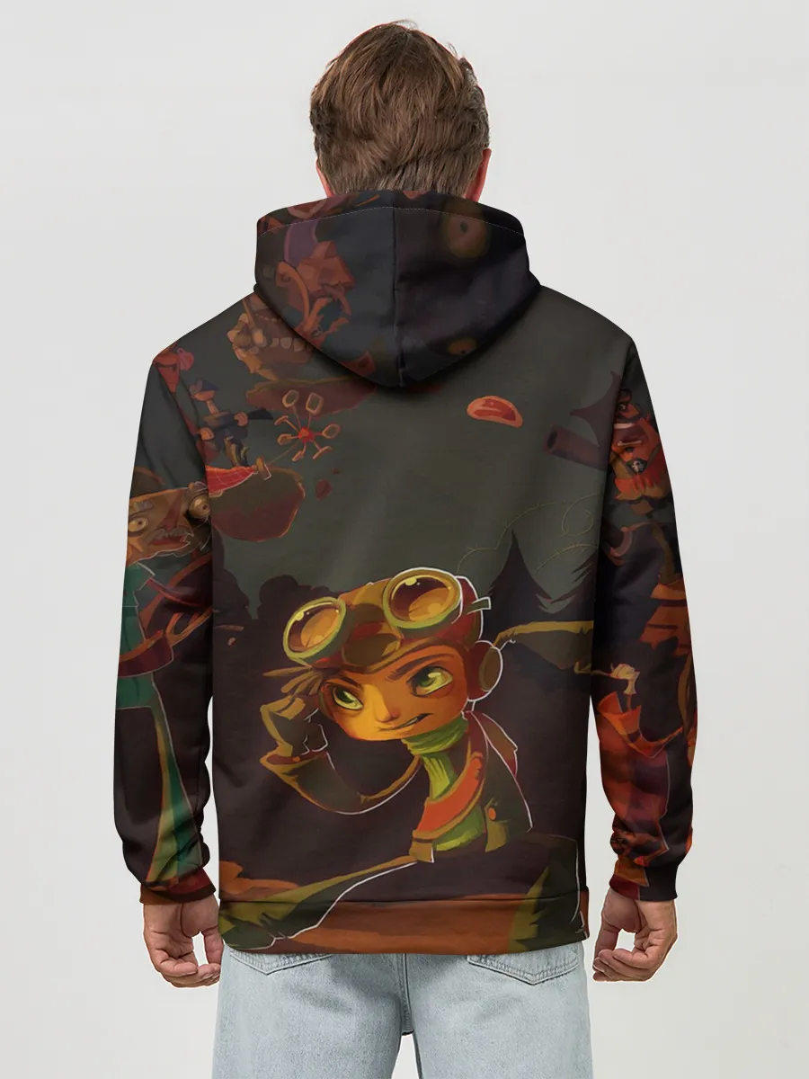 Худи мужской база хлопок / PsychoNauts 2 Распутин