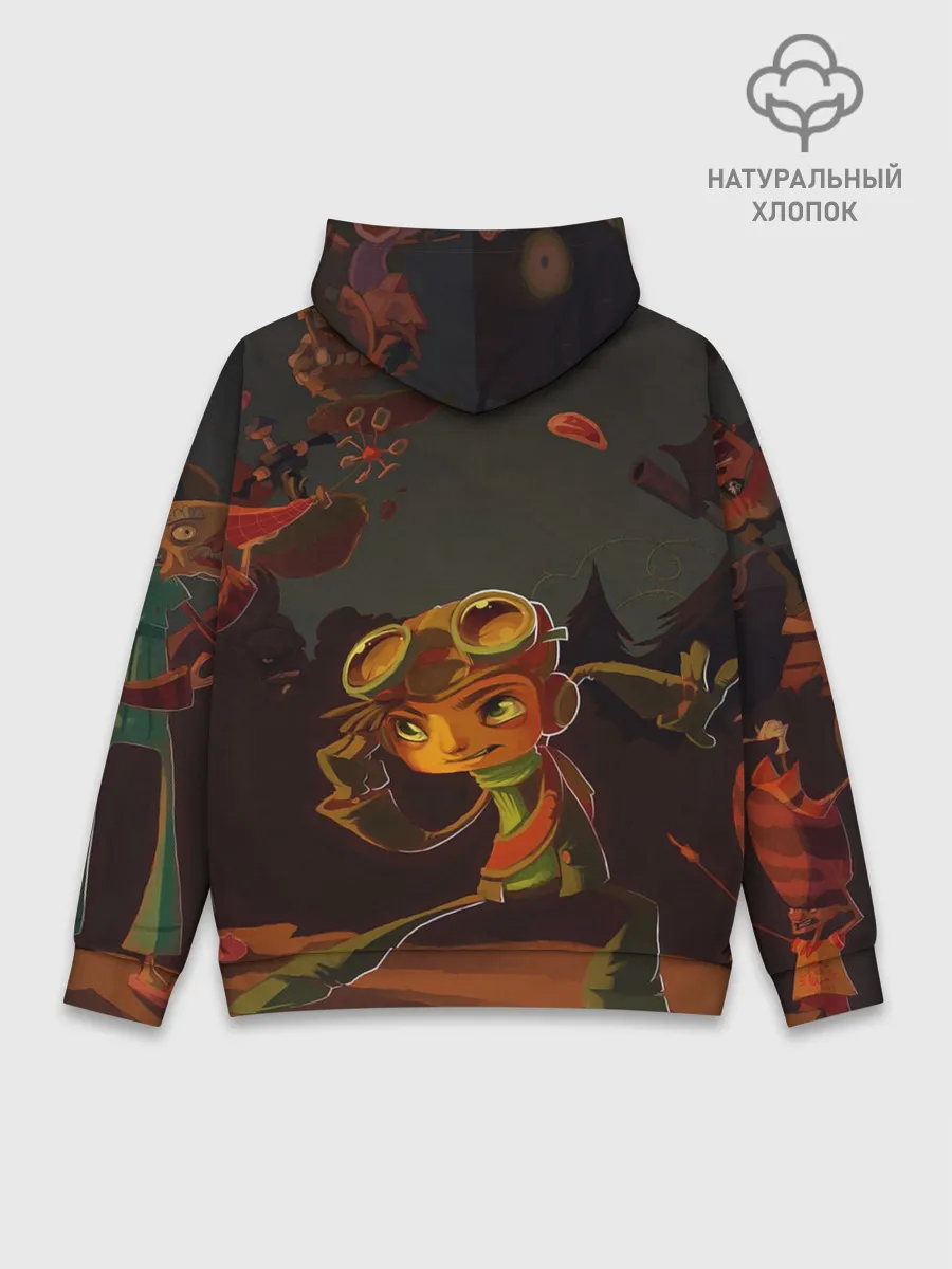 Худи мужской база хлопок / PsychoNauts 2 Распутин