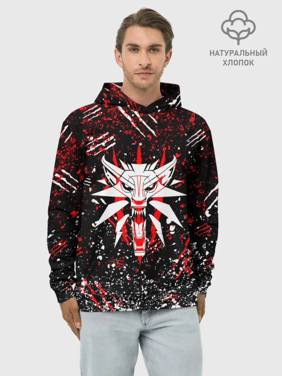 Худи мужской база хлопок / The Witcher