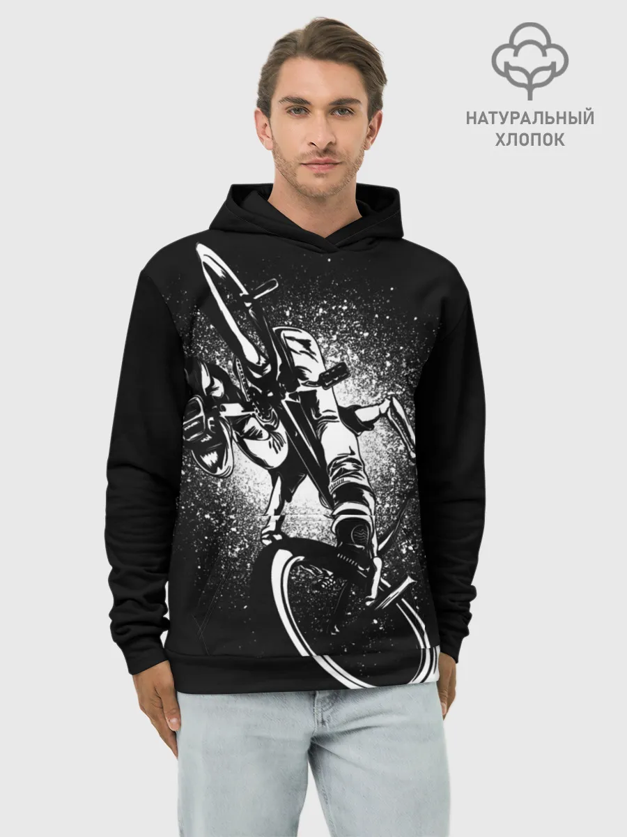 Худи мужской база хлопок / Sunday Funday