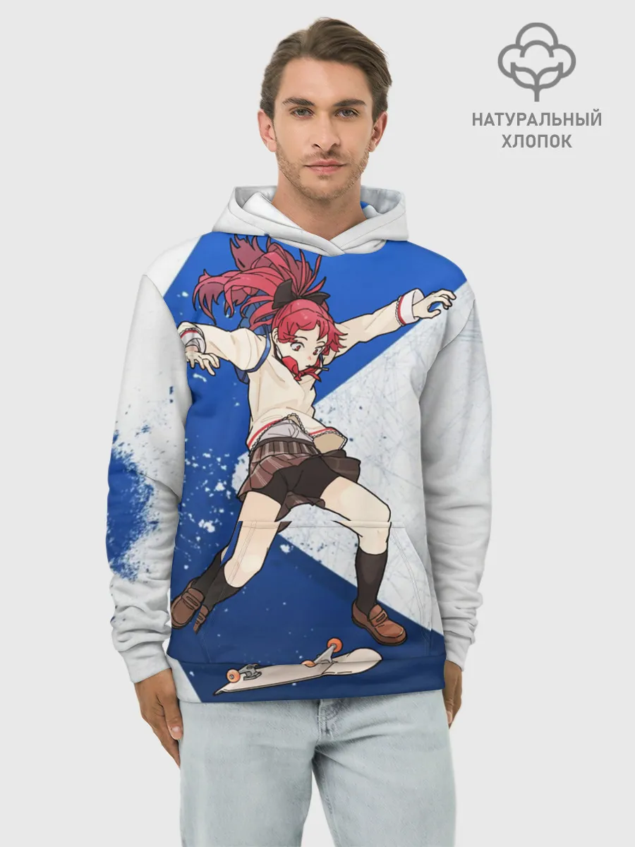 Худи мужской база хлопок / Meow team