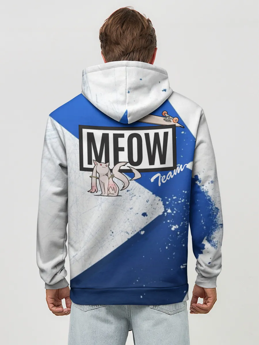 Худи мужской база хлопок / Meow team