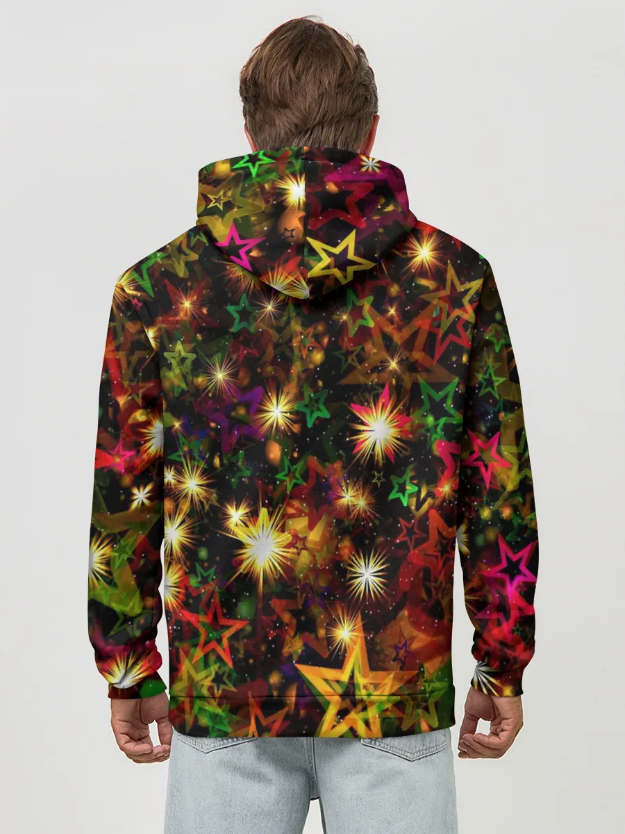 Худи мужской база хлопок / Яркий день