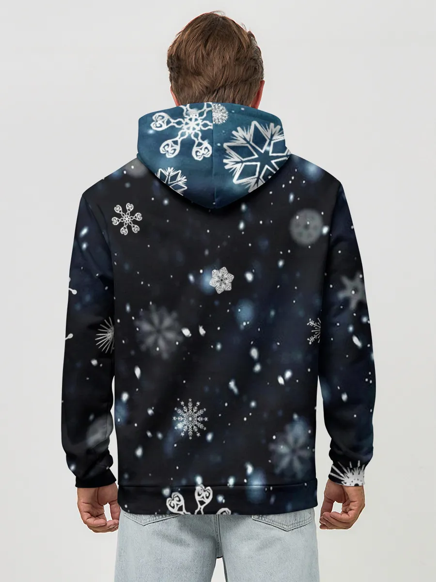 Худи мужской база хлопок / А снег идёт