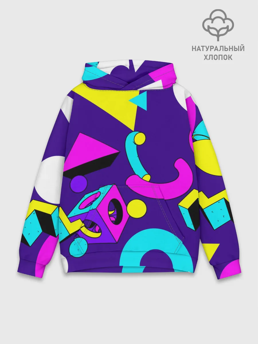 Худи мужской база хлопок / Геометрические фигуры