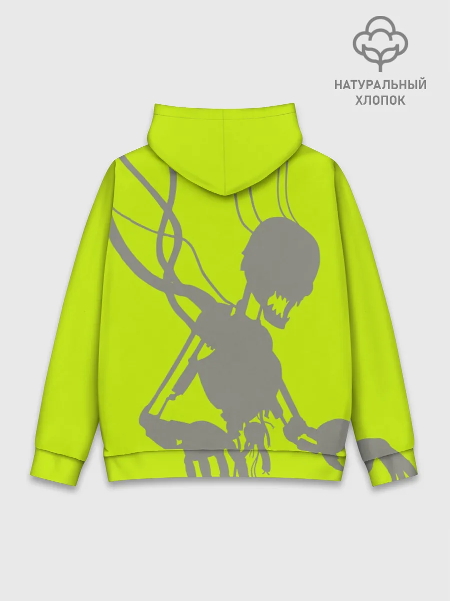 Худи мужской база хлопок / Силуэт злого духа