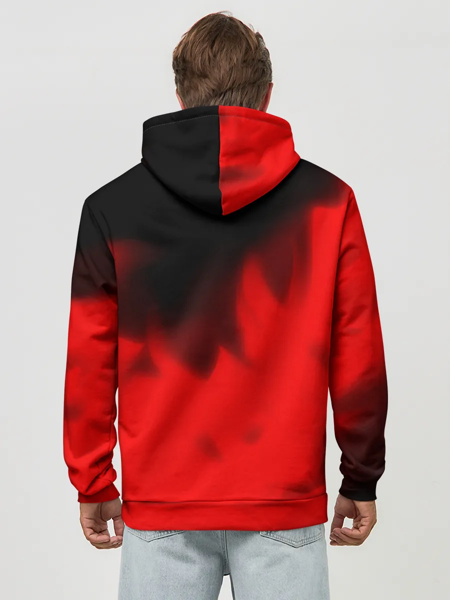 Худи мужской база хлопок / Поймет Только Русский - Огонь