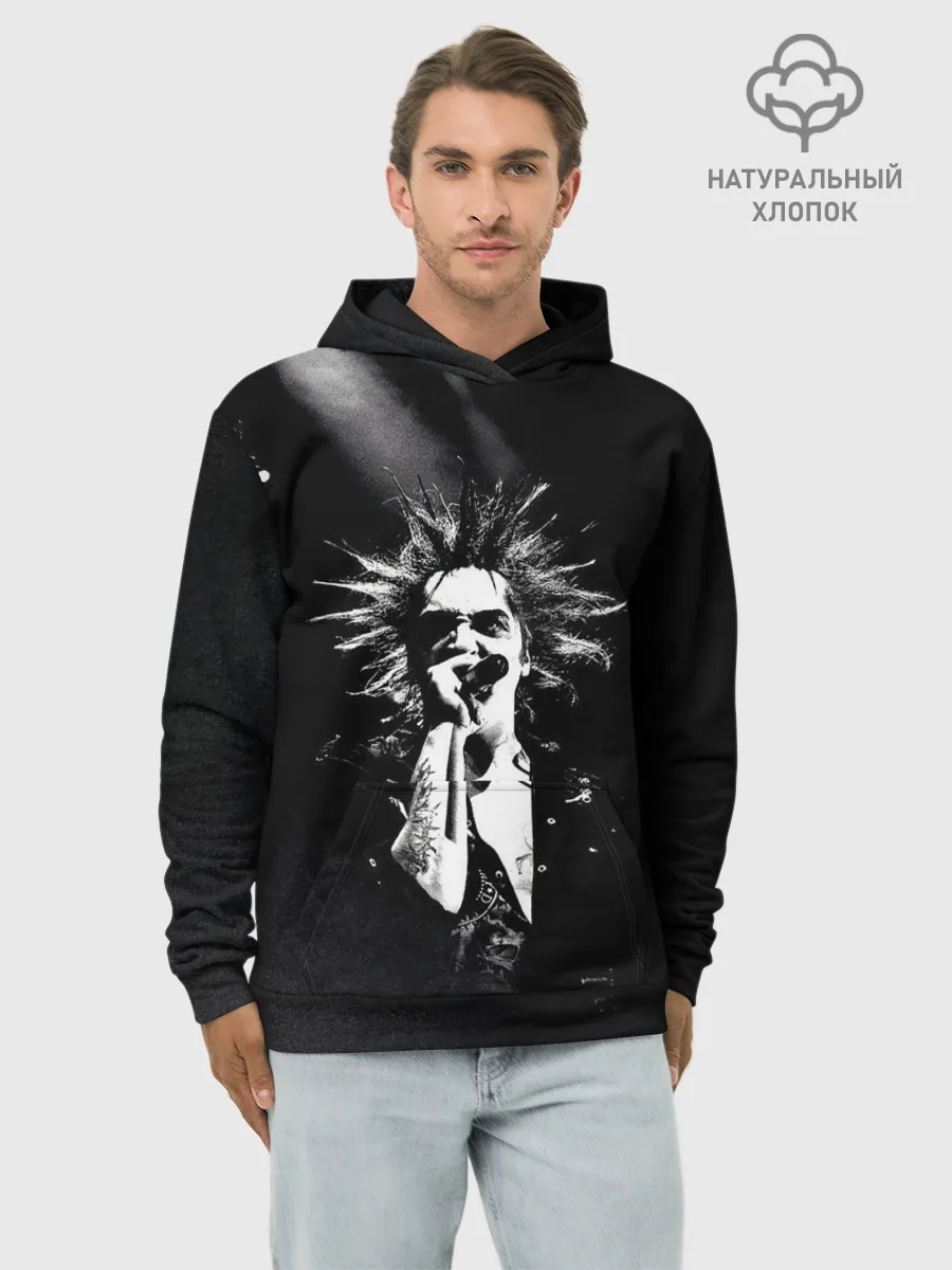 Худи мужской база хлопок / Горшок на концерте