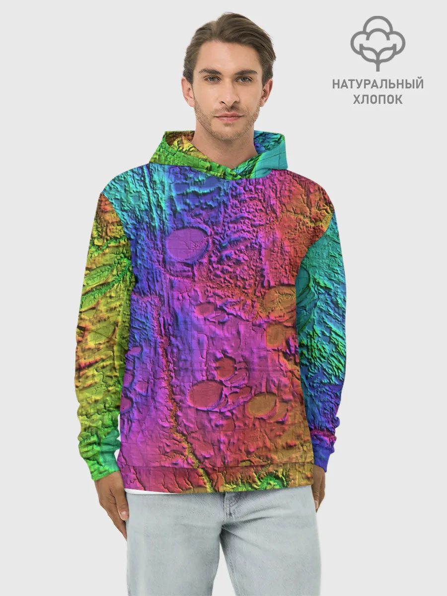 Худи мужской база хлопок / NEON
