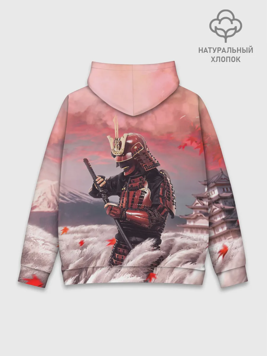 Худи мужской база хлопок / Ghost of Tsushim | Призрак Цусимы