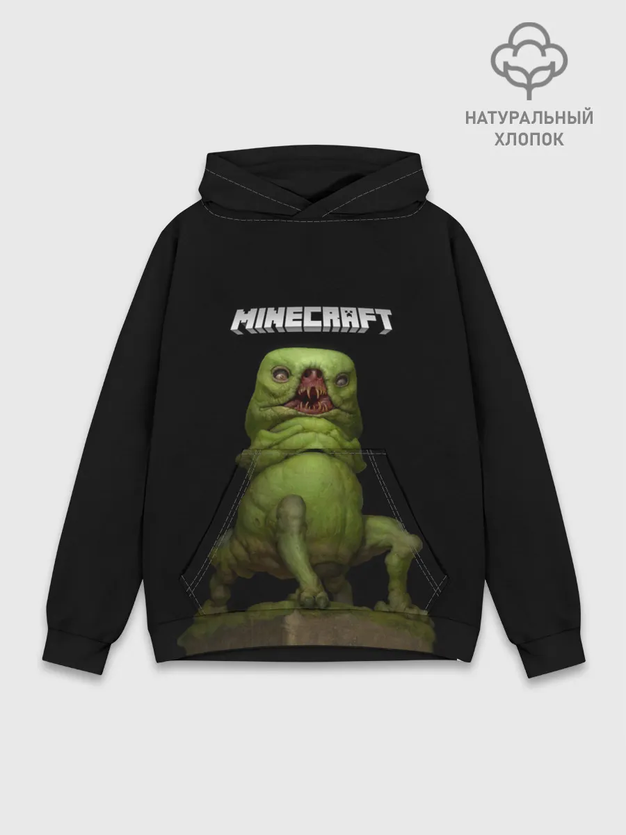 Худи мужской база хлопок / МОБ | МАЙНКРАФТ