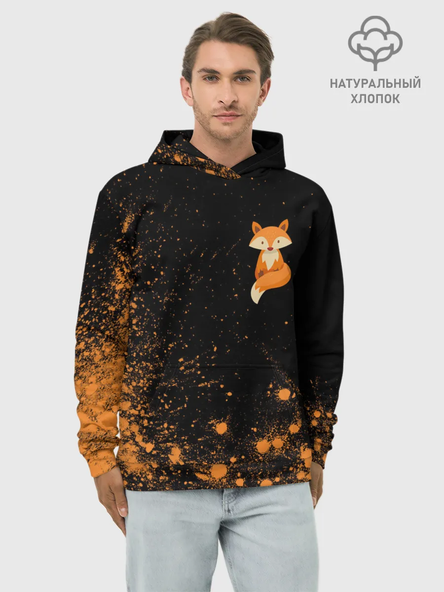 Худи мужской база хлопок / Foxy - Paint