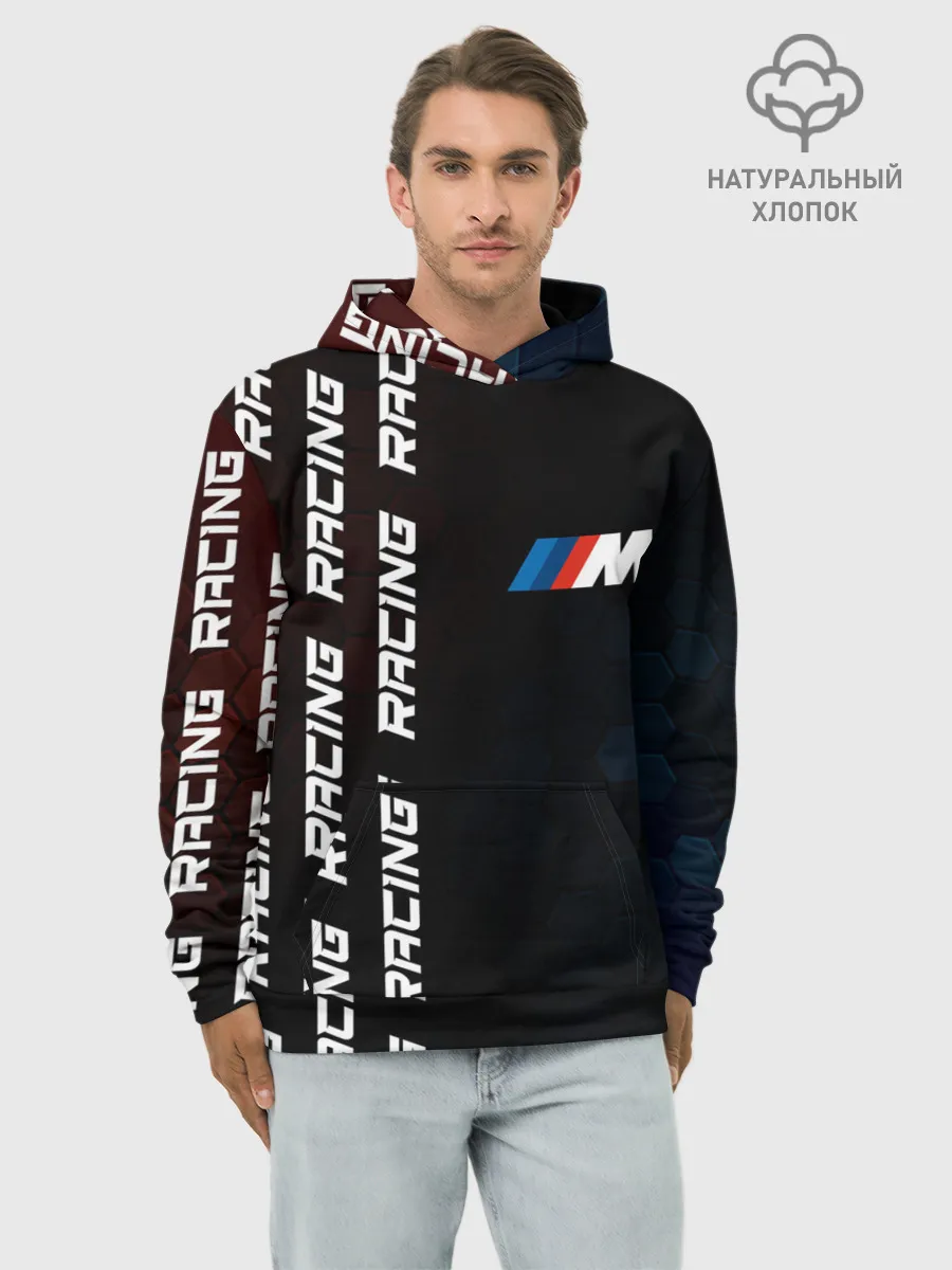 Худи мужской база хлопок / BMW - Racing