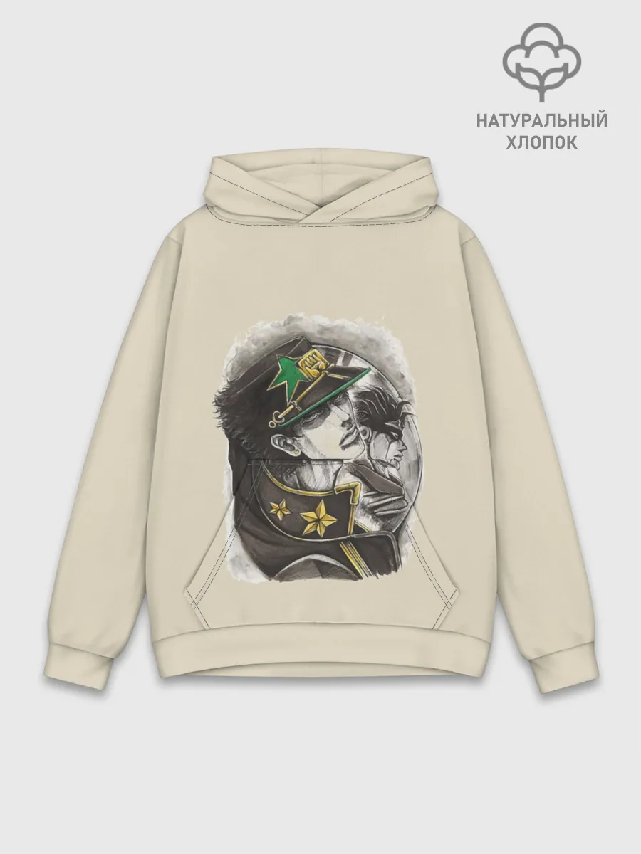 Худи мужской база хлопок / Jotaro Kujo