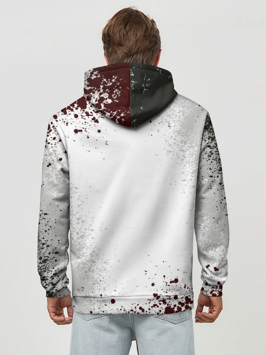 Худи мужской база хлопок / Ghost of Tsushim | Призрак Цусима