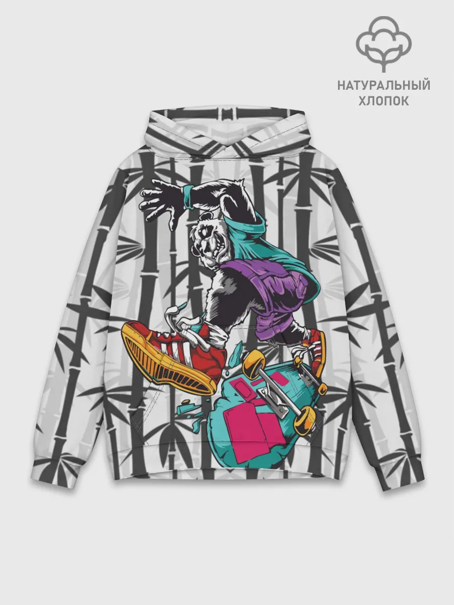 Худи мужской база хлопок / HiFi Panda