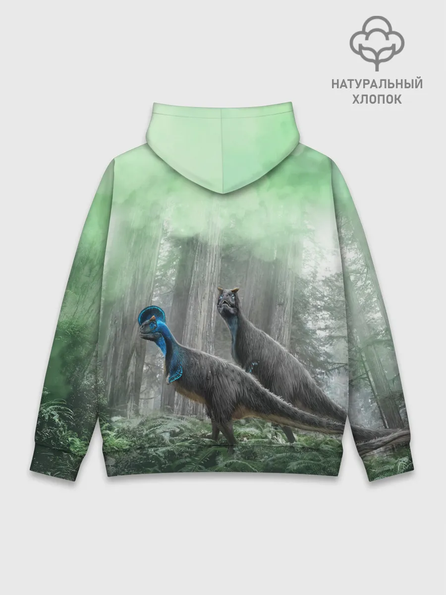 Худи мужской база хлопок / Jurassic World | Мир Юрского периода