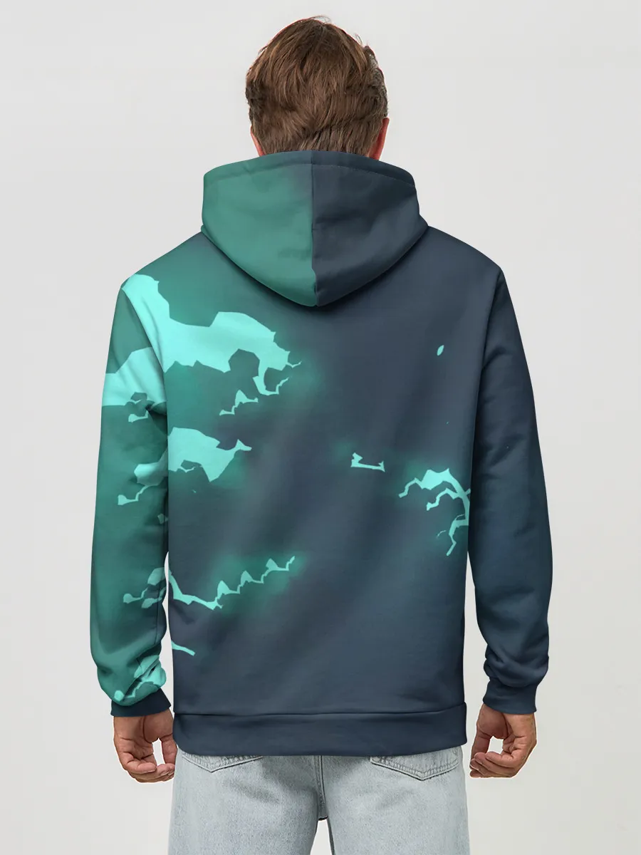 Худи мужской база хлопок / Эш с Пикачу