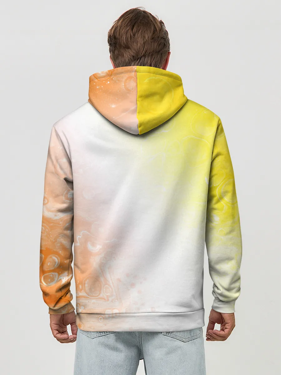 Худи мужской база хлопок / Поп Ит - Кружок - Разводы