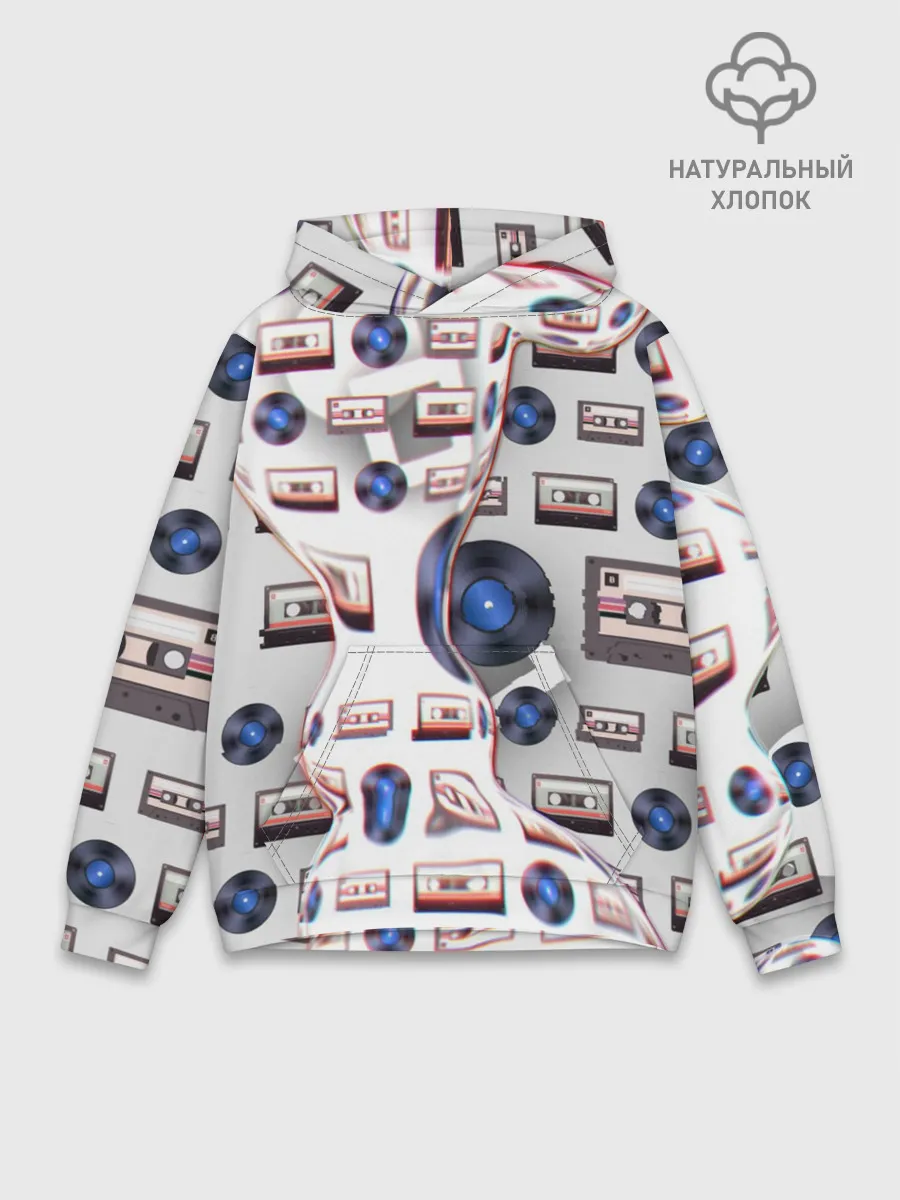 Худи мужской база хлопок / дискотека 80