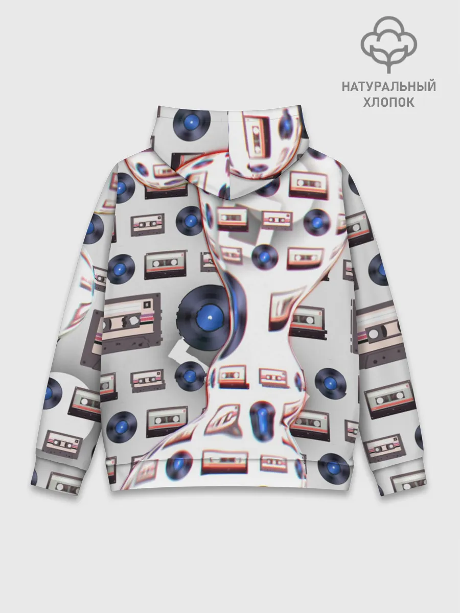 Худи мужской база хлопок / дискотека 80