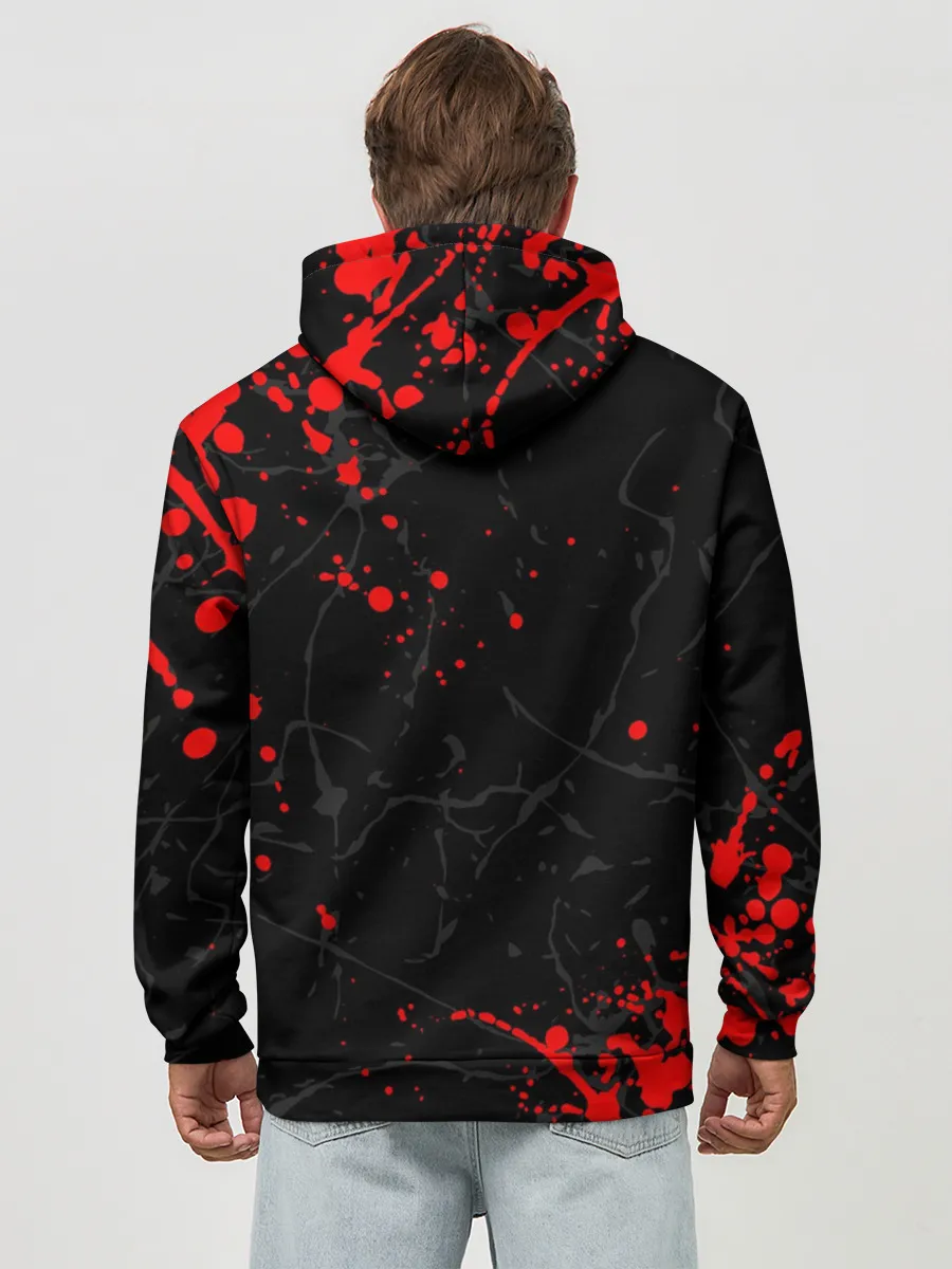 Худи мужской база хлопок / AC DC HIGHWAY TO HELL