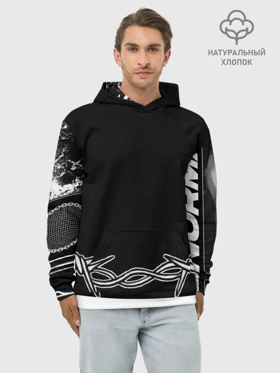 Худи мужской база хлопок / Abnormal