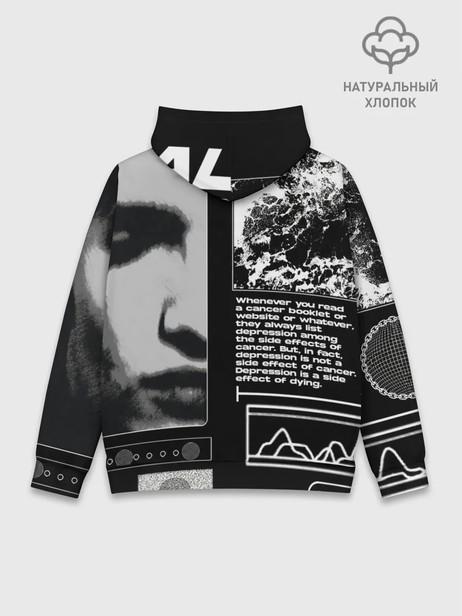 Худи мужской база хлопок / Abnormal