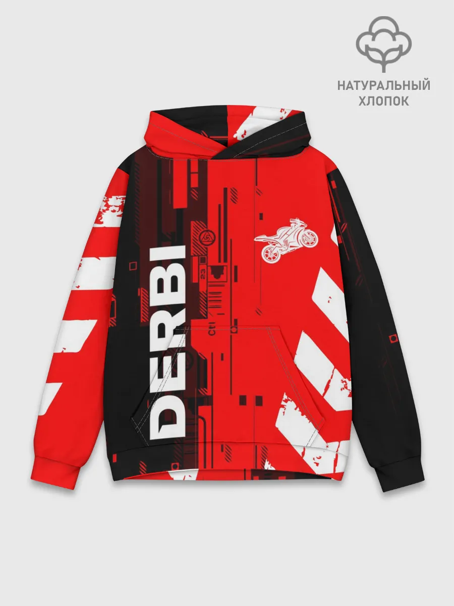 Худи мужской база хлопок / DERBI / ДЕРБИ / ТЕХНО